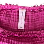 Anthropologie  Daily Practice Women’s Gauzy Hot Pink Top Shorts Lounge Set XS Photo 3