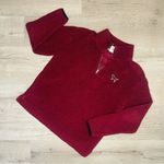PINK - Victoria's Secret Victoria’s Secret pink maroon Sherpa sweater sweatshirt size xs with dog logo Photo 0