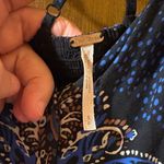 Free People Be My Baby Printed Button Front Midi Dress in Blue & Black Photo 3