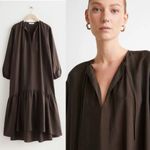 & Other Stories & other stories Voluminous Maxi dress brown Size 4 Oversize festival Boho Artsy Photo 5