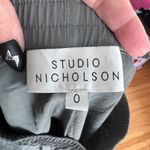 Studio Nicholson Tapered Gia Drawstring Trousers Green Size 4 Photo 6