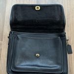 Coach A8C-5181 Black Vintage Colebrook Briefcase Top Handle Crossbody Laptop Bag Photo 4