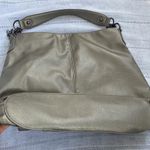 Olivia and Joy pewter hand bag with zipper embellishments. Photo 6