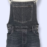 Wrangler Black Denim Overall Shorts Photo 0