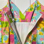 Lilly Pulitzer Y2K vintage patchwork quilt mini dress size 6 Photo 3