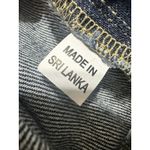 For Days Organic Cotton Dark Wash Carpenter Bib Overalls Straight Leg Size 26 Blue Photo 8