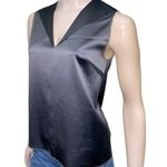 Alexander Wang Women’s Size 4 Black Reverse Side Sleeveless Tank Top Photo 0