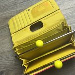 Bright Pink & Yellow Retro Clutch Wallet – Festival Photo 4