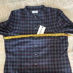 Untuckit Plaid Tara Shirt Women’s, Navy/Red, Size 10, NWT Blue Photo 7