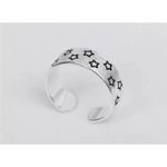 Boutique NEW Unisex 925‎ Sterling Star Adjustable Band Ring, Toe Ring, Pinky Ring Photo 12