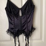 Seductive Small Corset Lingerie Black Photo 2