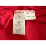 Westport  1962 Dress Size 10 Medium BOHO Peasant Metallic Gold Red Midi Abstract Photo 8