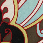 Athleta  swimsuit 70s Style Paisley Print Criss Cross Tankini Top Photo 2