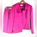 Amanda Smith  Suits 2P Hot Pink Ruffle Skirt Blazer Set - Petite Photo 11