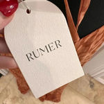 RUMER Kenya ring maxi dress NWT Orange Photo 6