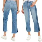 GRLFRND  jeans Jessica cropped raw hem‎ two toned Photo 1