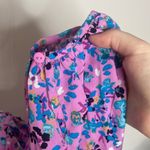 VERO MODA  Lucia Textured Floral Print Top in cyclamen size M Photo 6