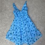 Urban Outfitters  chiffon v-neck halter floral mini dress Photo 0