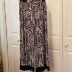 The Geo Palazzo Pant in Black and White flowy pants by Ruby Road Size PL Photo 2