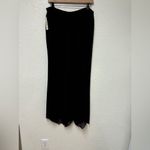 Alex Evenings NWT  Elegant Black Chiffon Pants Size Medium Petite Photo 3