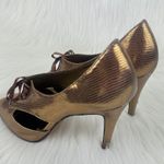 Anne Klein  | Belladona Leather Oxford Peep Toe Pumps Photo 1