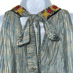 Anthropologie BHANUNI BY JYOTI Embroidered + Beaded Sleeveless Top EUC Size M Photo 2