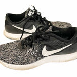 Nike  Womens Size‎ 8 Flex Comfort Contact Sneaker in Oreo Black White Low Top Photo 0