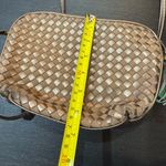 Elegant Woven Crossbody Bag Tan Photo 4