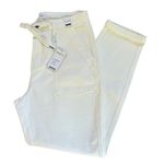 Judy Blue  Heather High Rise Cuffed Jogger Womens Size 13 or 31 White NEW Photo 2