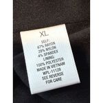 Roz & Ali Women's Black Double Breasted Blazer XL Shoulder Pads Photo 7