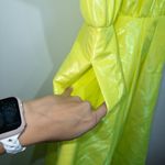 Christopher John Rogers Target Yellow Shimmery Puff Sleeve Volume Dress Size XS Photo 5