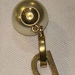 Christian Dior DIOR TRIBALES EARRINGS Gold-Finish Metal and White Resin Pearls Photo 5