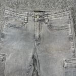 prAna Dollia Pants Womens Gray Mid Rise Envelope Cargo Pockets Size 6 Stretch Photo 1