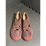 Dansko  Hilde Shoes Womens EU 38 US 7.5-8 Burgundy Suede Slip On Elastic‎ Strappy Photo 1