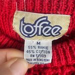 Toffee Red Cable Knit Sweater Vest Size M Photo 1