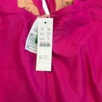 J. Crew Fuchsia Pink Ruched Ruffle V Neck Plunge One Piece Swimsuit SZ 20 Beach Photo 5