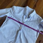 LL Bean Blue and White Stripes 3/4 Length Sleeve Button Down Shirt Oxford Cotton Size undefined Photo 8