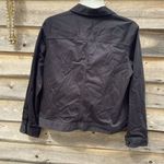 Liz Claiborne size Medium black denim jacket . Photo 3
