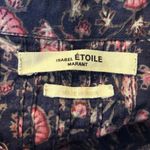 Isabel Marant  Etoile 42 US 10 Tiered Mini Dress Floral Ruffles Flutter Sleeves Photo 4