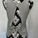 Dina Be Gray Open Back Super Soft Strechable Tank Top Size Small Muscle Tee. Photo 16