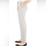 Max Studio NWT Gray Women's Straight Leg Pant with Zipper Size L F43 Photo 3
