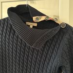 Burberry  London Cable Knit Wool Sweater Top Size: XS Color: Navy Photo 1