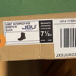 Jbu NEW!  Boots Women's Black Quilted Lace-Up Boots size 7.5 W Photo 3