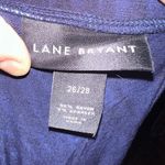 Lane Bryant  blue & red asymmetrical tie dye maxi skirt Photo 2