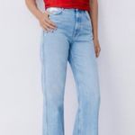 ZARA Women Red V-neck Gathered Waist Short Sleeve Blouse XS Photo 0