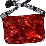 PINK - Victoria's Secret VS Pink Metallic Pink Red Fanny Pack Belt Bag Photo 1