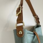 Valentina Women’s Green Leather Handbag with Brown Handles – Made in Italy Photo 6