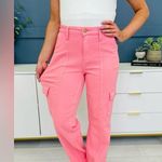 Judy Blue  Tickled Pink Cargo Pants Photo 1