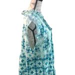 SheIn Blue and Green Ruffle Dress Size XXL Photo 3