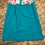 Vintage 90’s Brel Originals Floral Dress Womens Size 12 Teal Pink Union Made White Photo 12